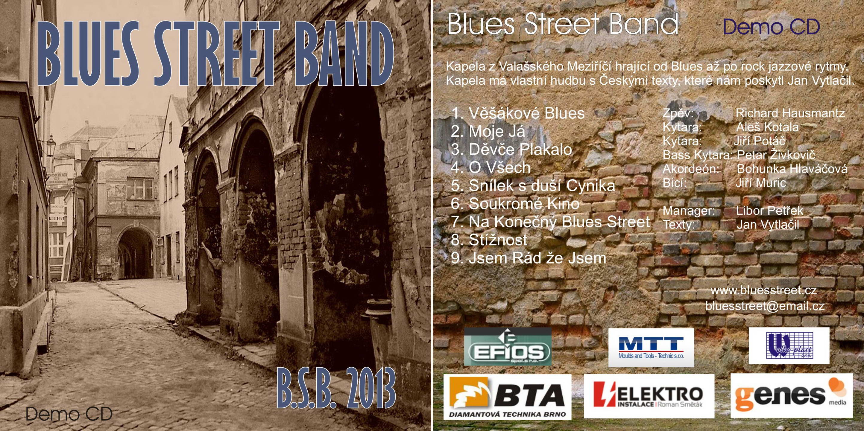 Blues Street band cover CD